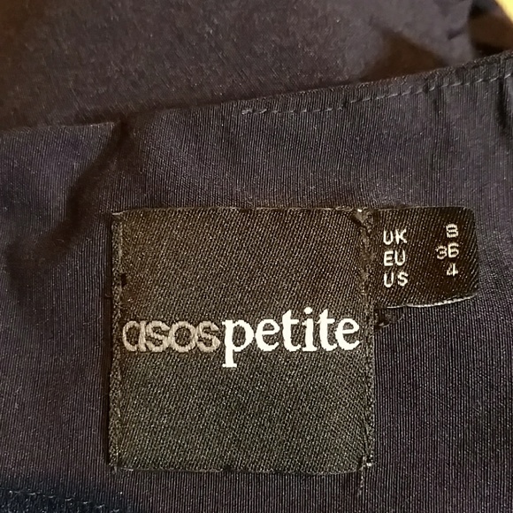 ASOS PENCIL DRESS WITH RUFFLE DETAIL - Picture 6 of 7